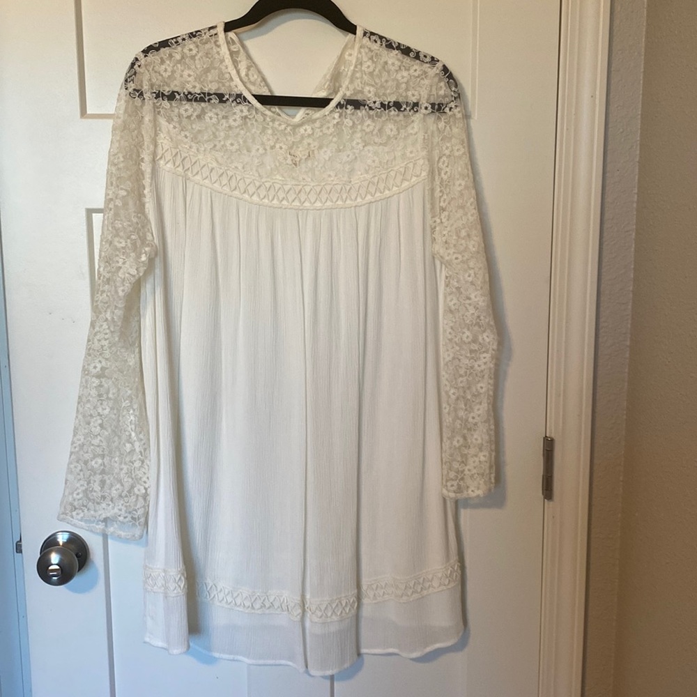 Large, white dress